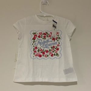 Polo Ralph Lauren White Short Leaves NWT